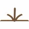 Ekena Millwork Redmond Smooth Timber Gable Bracket, Western Red Cedar, 96"W x 60"H x 1 1/2"D x 5 1/2"F, 15/12 Pitch GBW096X60X0206RED00SWR - alternate 5